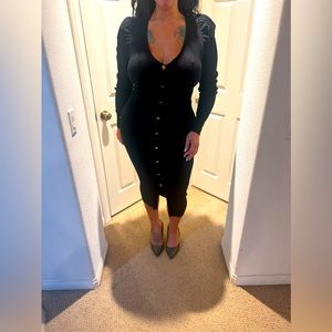 Dress Size Medium Color Black Brand Express